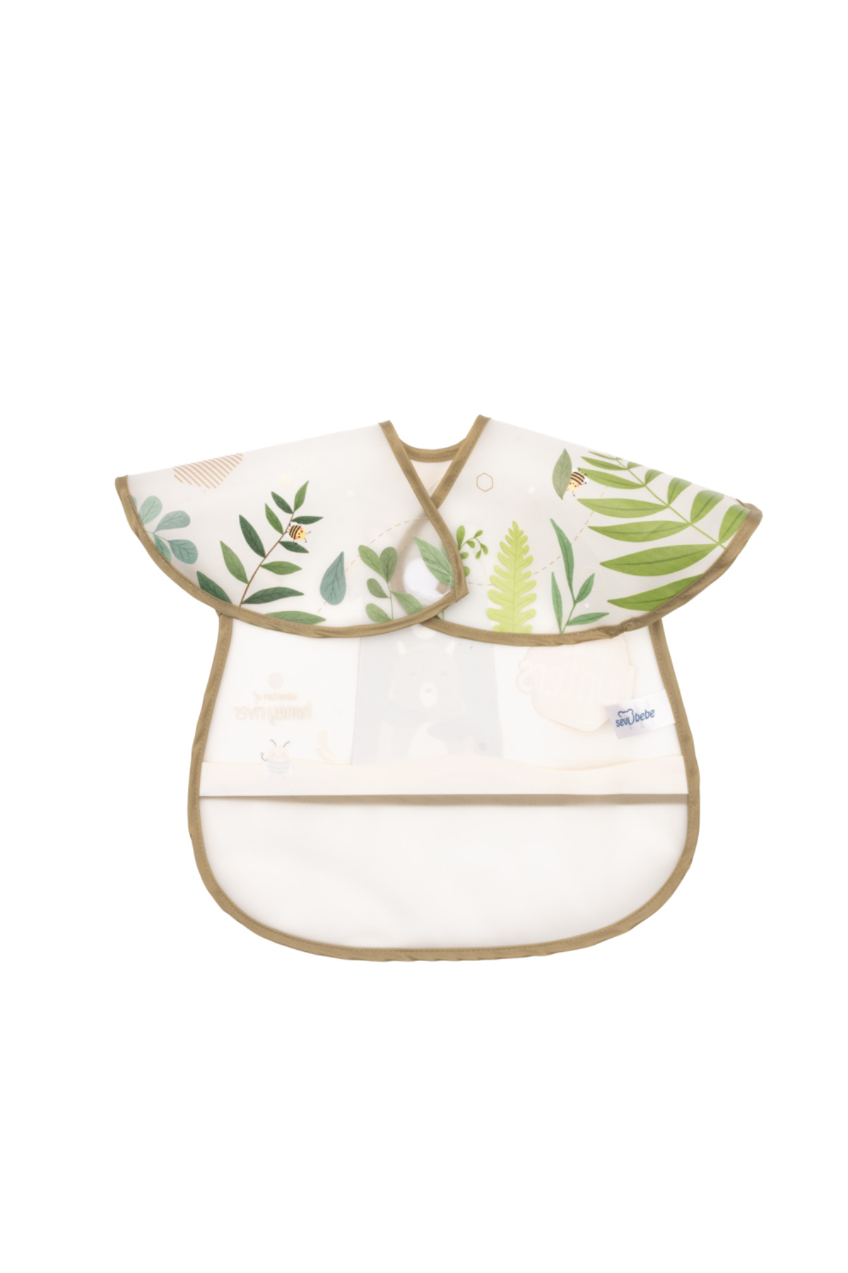 Sevi Bebe Büyük Cepli Eva Önlük Ayıcık fotoğrafı 3 (önizleme)