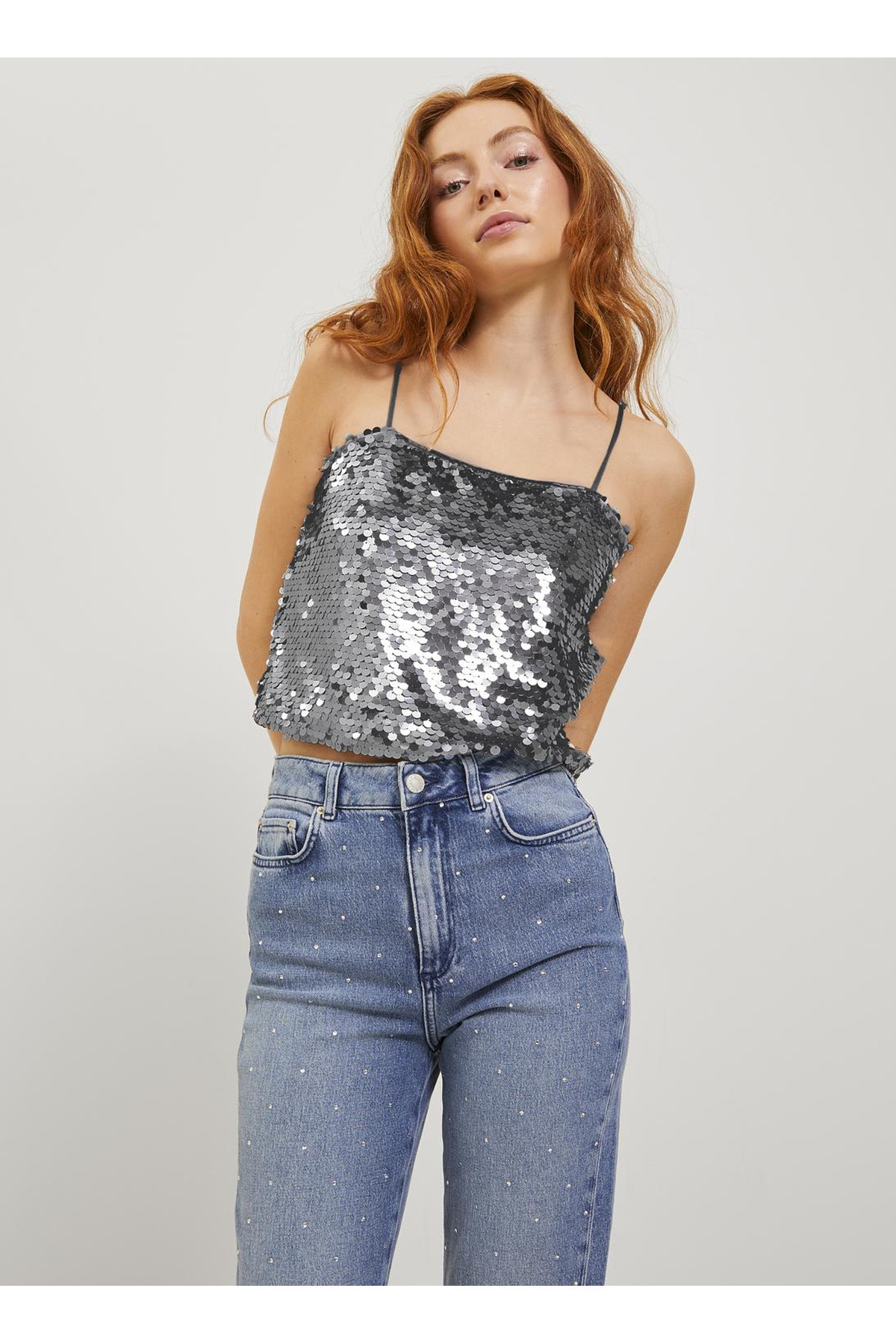 JJXX Jxkaia Seersucker Top Wvn Donna