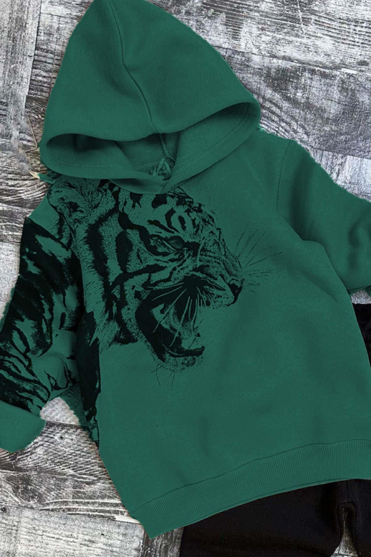 Tiger shop print tracksuit