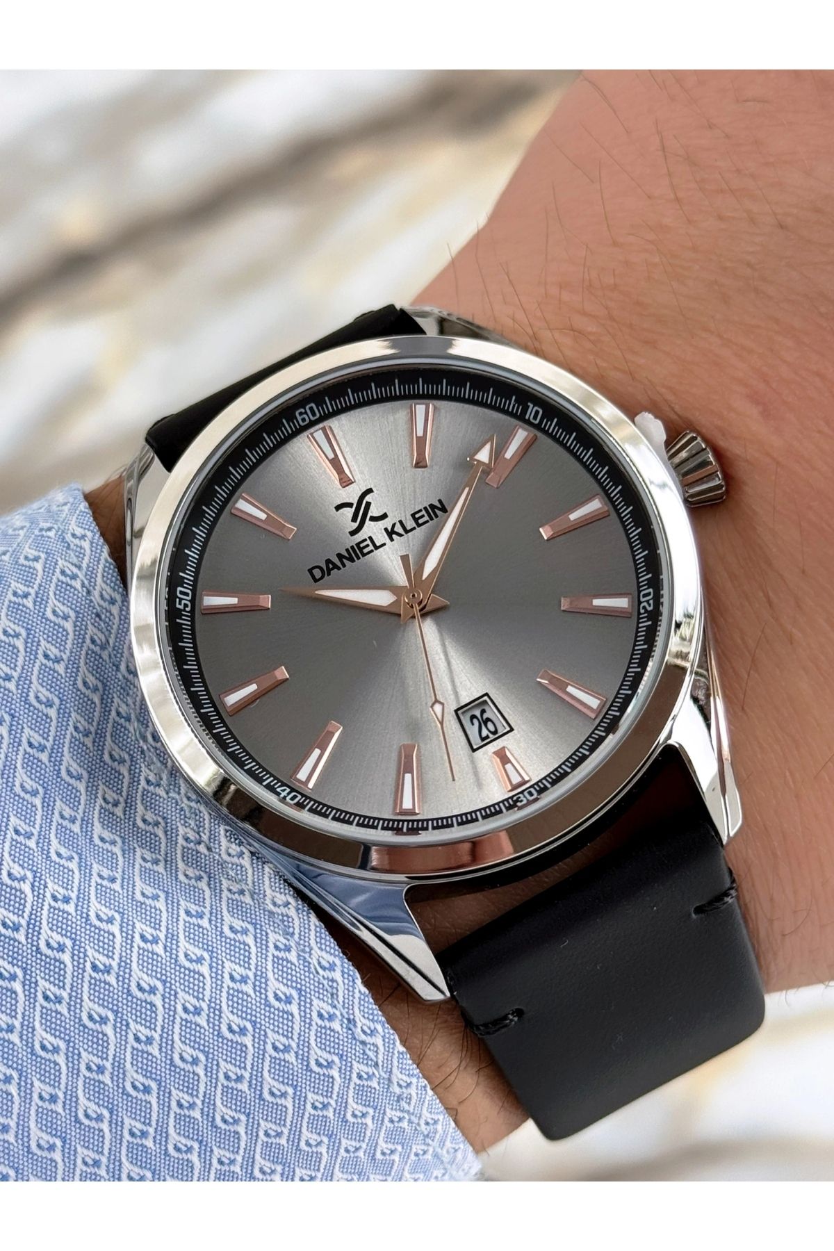 Daniel Klein Watch Black Plain