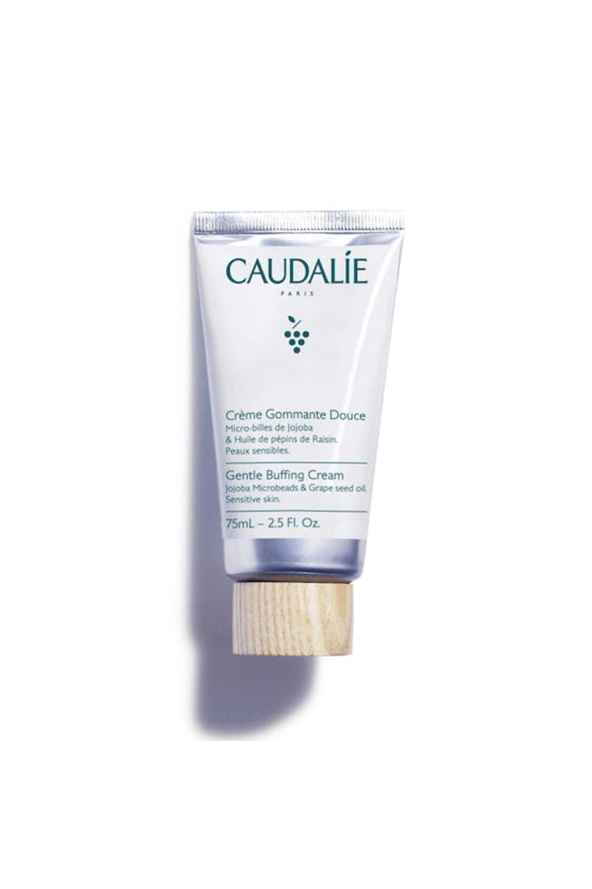 Caudalie لایه بردار پاک کننده پوست حساس Vinoclean پاکسازی عمیق پوست 75 میل