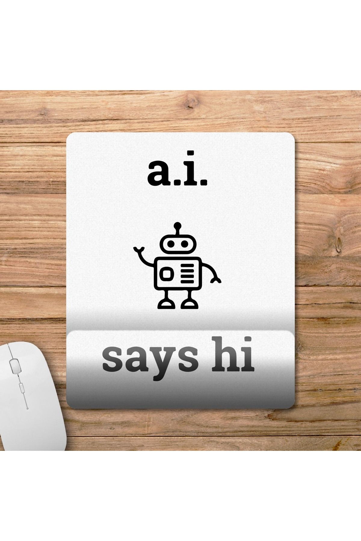 Pixxa-Artificial Intelligence - AI - Artificial Intelligence - ChatGPT Wrist Support Mousepad Model - 6 1