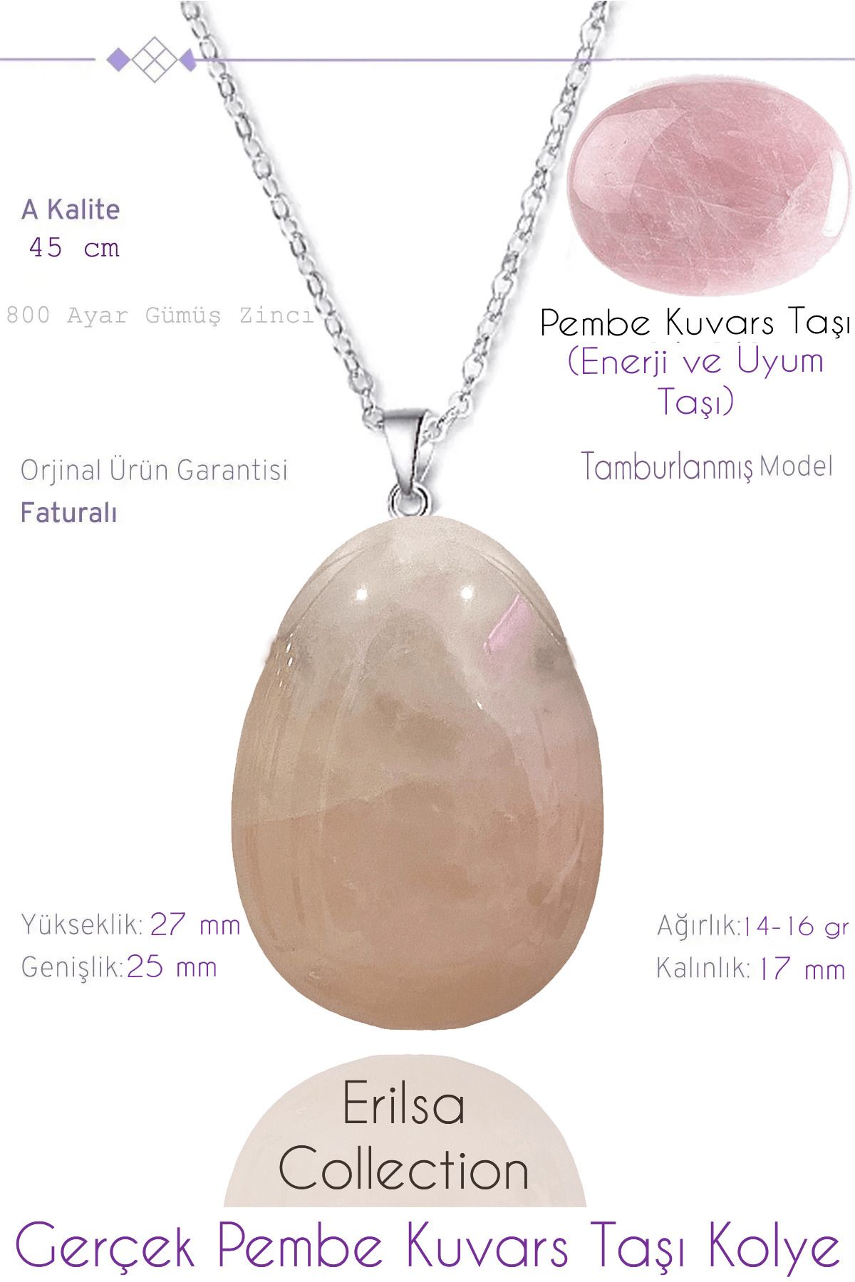Quartz stone hot sale necklace
