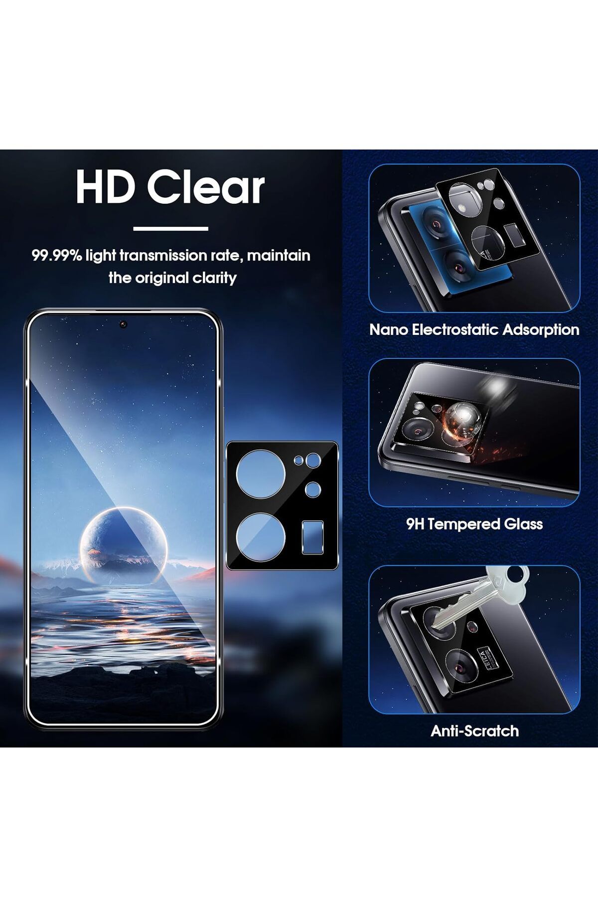 Full Cover Tempered Glass For Xiaomi 13T Pro Screen Protector Xiaomi 13T  Pro Glass Protective Camera