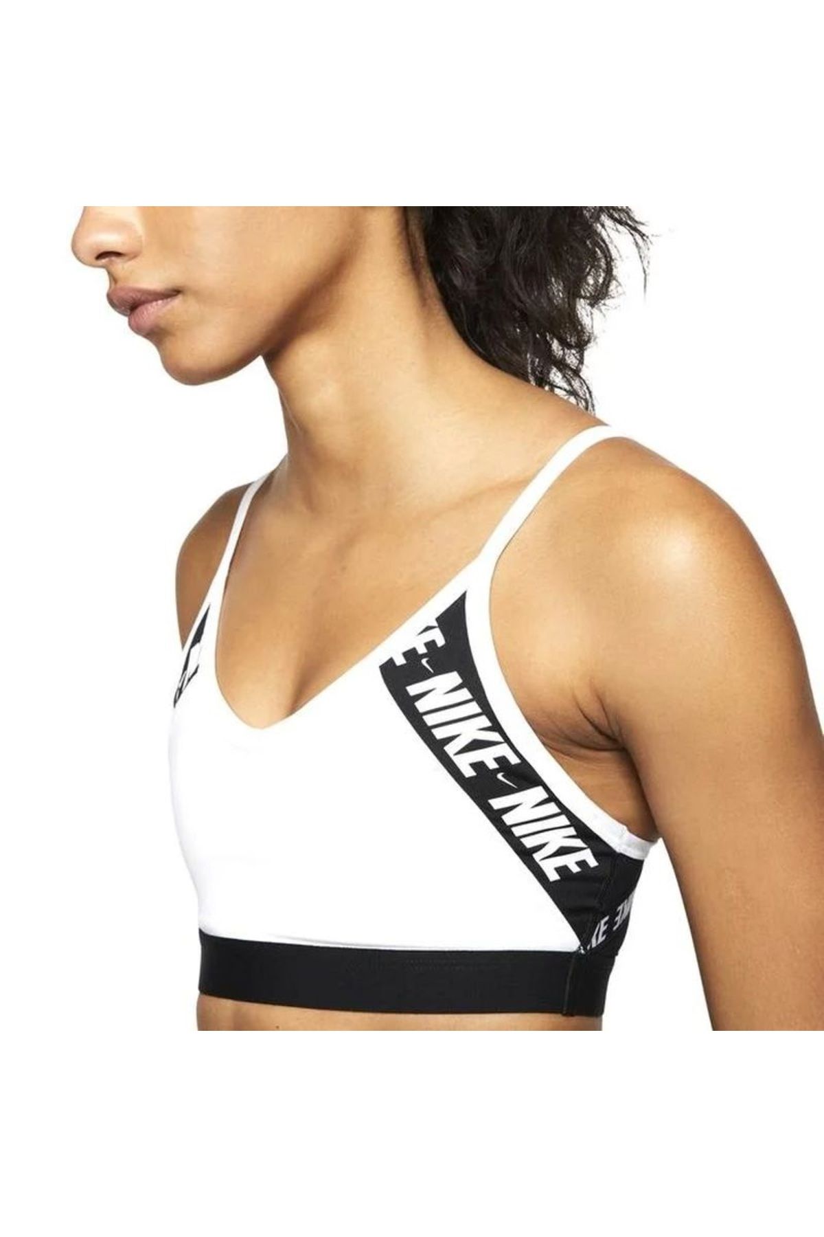 Nike Bra Indy Light Support Sports Women's Bustier Sports Bra White -  Trendyol