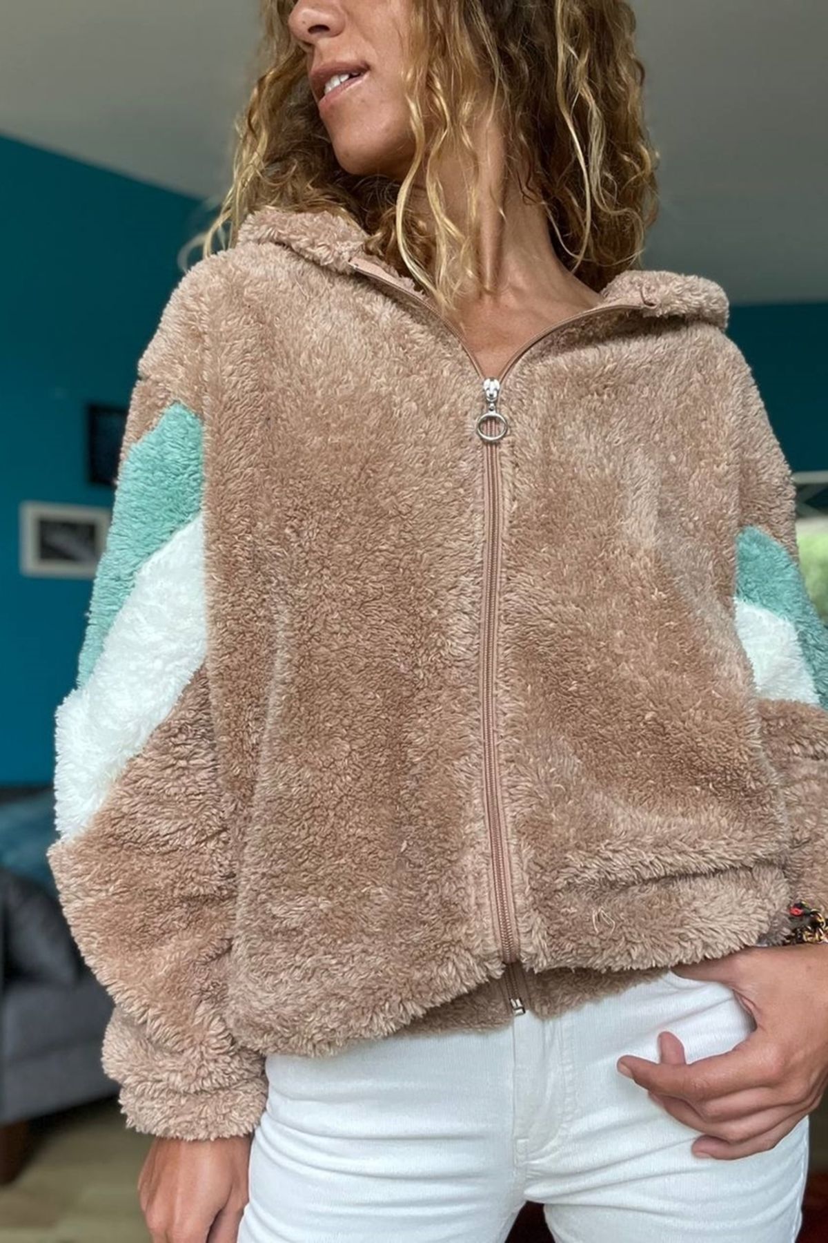 Teddy sales colorful hoodie