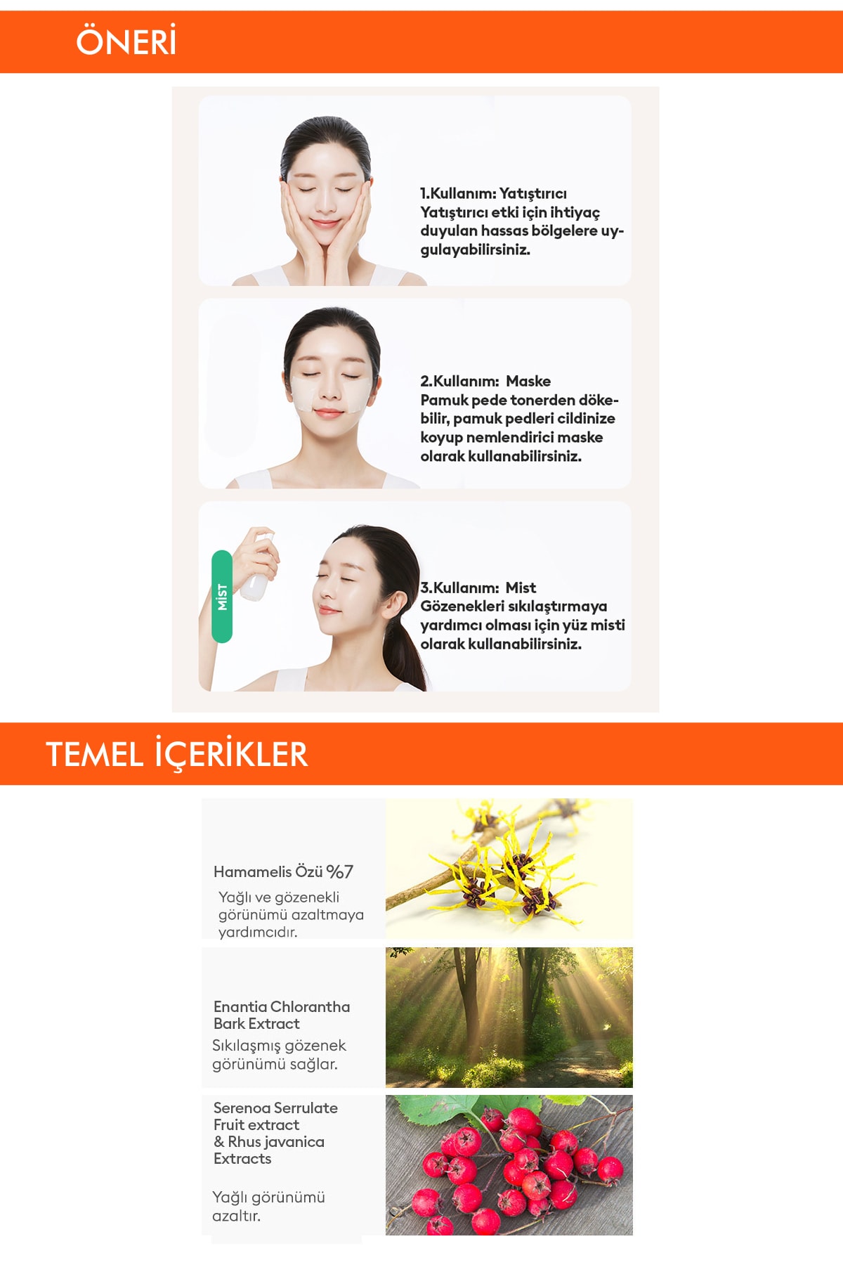 Yağlanma ve Gözenek Karşıtı Tonik 200ml  APIEU Hamamelis Toner — 8809581450844 — تصویر 5 از 5