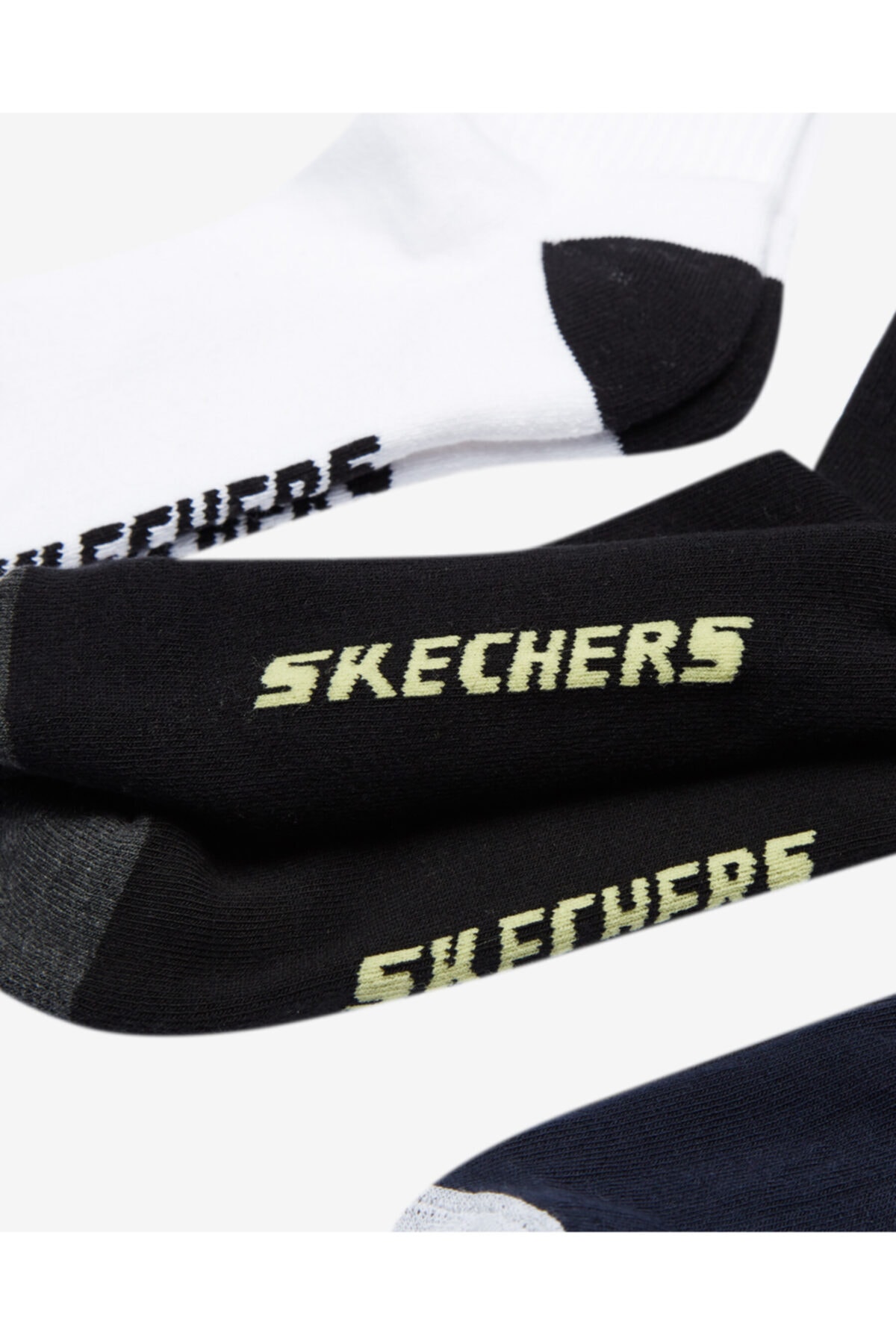 SKECHERS M S Logo Crew Cut Socks 3 Pack Erkek Çok Renkli Çorap - S201318-900 ZO9492