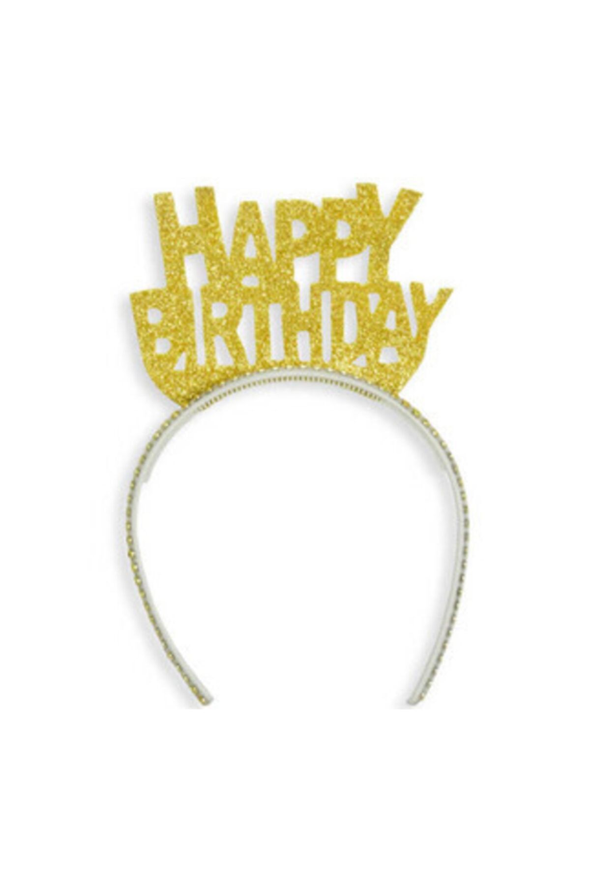 Gold happy birthday crown cheap