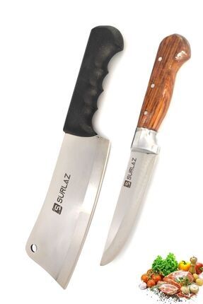 Satır Zırh Sürmene Set Mutfak Bıçakları 2'li GTR11-46
