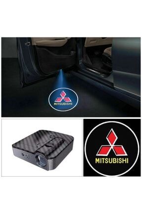 Mitsubishi Uyumlu Karbon Kapı Altı Led Mesafe Sensörlü Yeni Nesil CRMK00020
