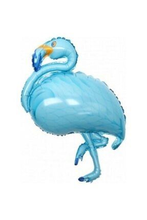 Ayaklı Flamingo Temalı Mavi Renk Balon Parti Malzemesi LULUCO000314