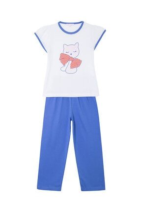 Kedicikli Pijama Çocuk Kıyafeti 0014
