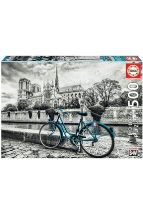 Educa 500 Parça Notre Dame Ve Yeşil Bisiklet Puzzle EDU18482