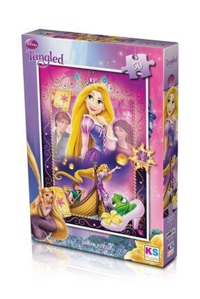 Rapunzel (Tangled) Lisanslı Kutulu Puzzle/Yapboz 50 Parça 218