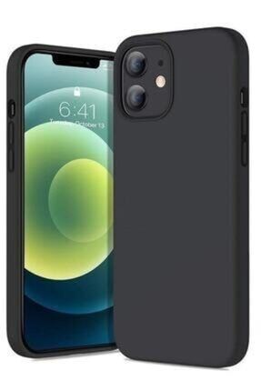 Iphone 12 Pro 6.1 inç Uyumlu Siyah Silikon Kılıf ss shop-12pro-lansman