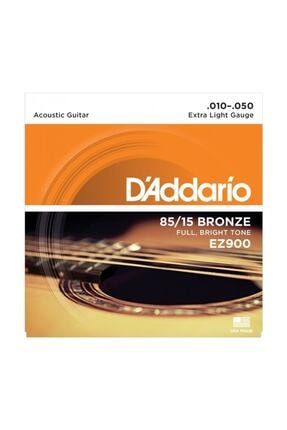 Xsem--- D'addario Ez900 85/15 Bronze Akustik Gitar Teli (010-050) EZ900