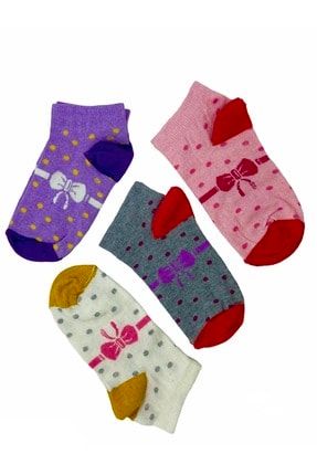 Kız Çocuk Patik Çorap 4 Çift9-10 Yaş bt0175