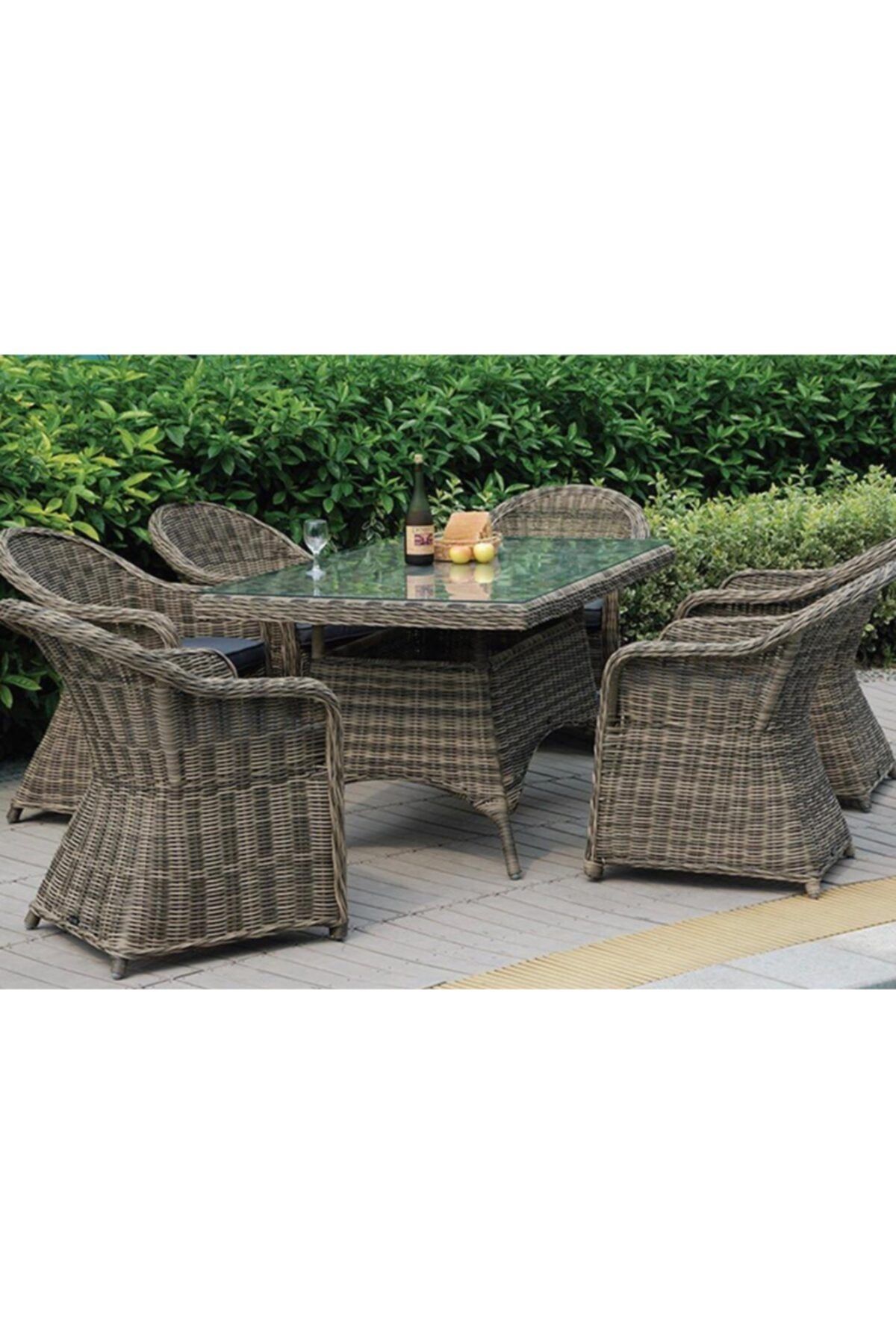 Latanwood Rattan Masa Sandalye Takımı