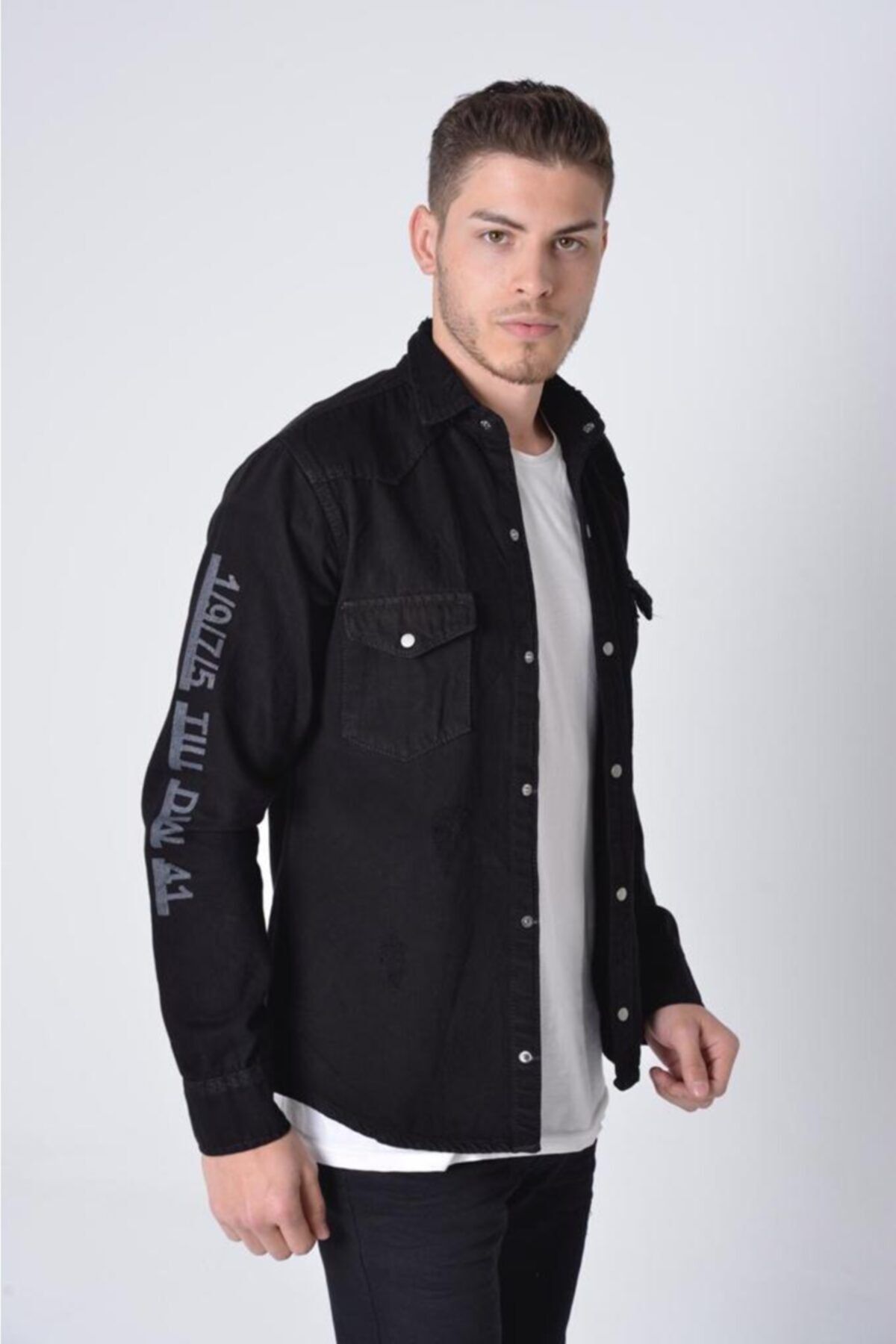 Denim shirt discount new