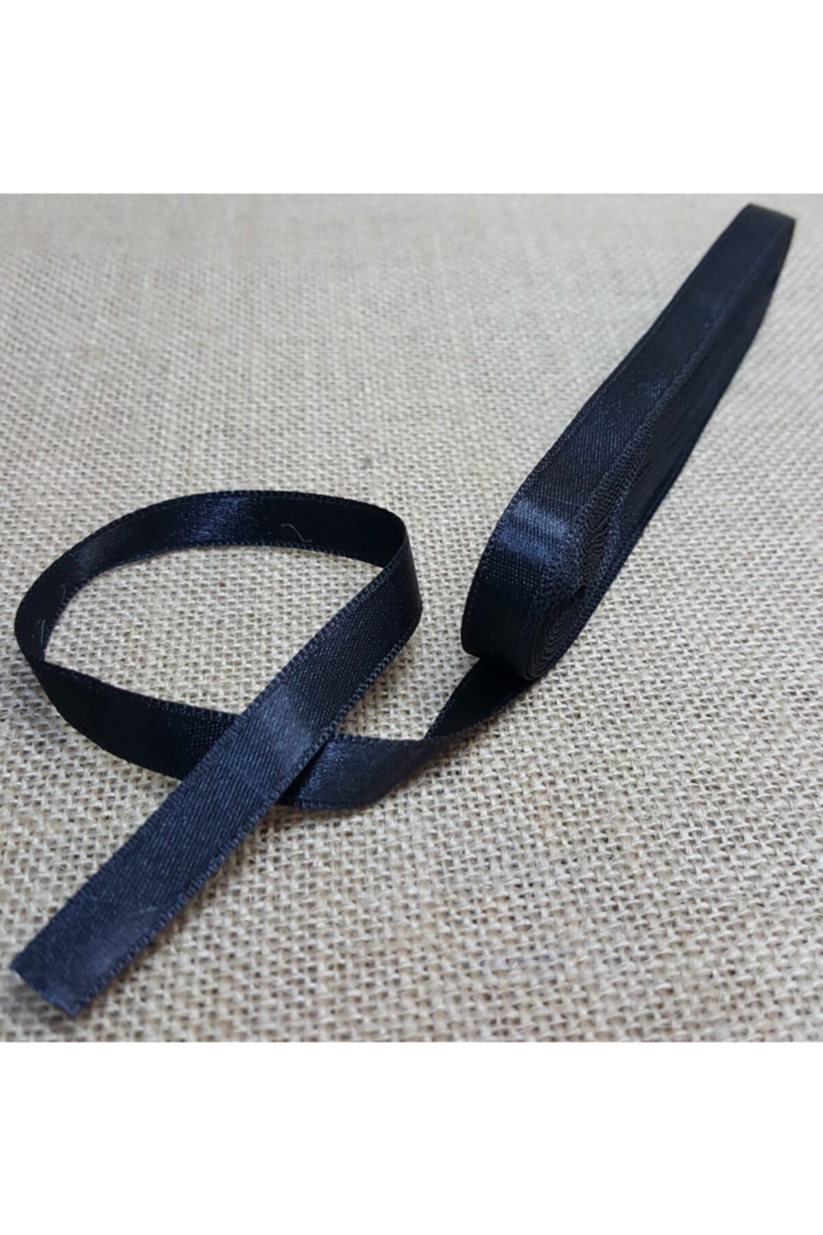 10 Meters Black Satin Ribbon 1cm – Ribbon – Ribbon