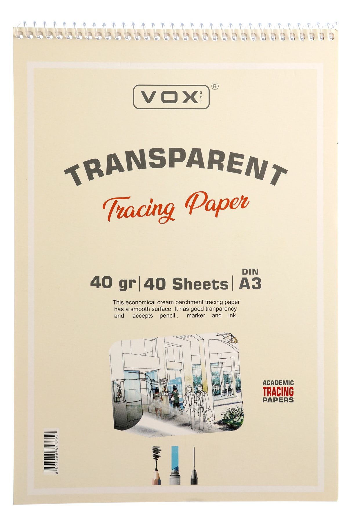 Vox Art-Aydınger Sketchbook A3 - 40 Sheets 1