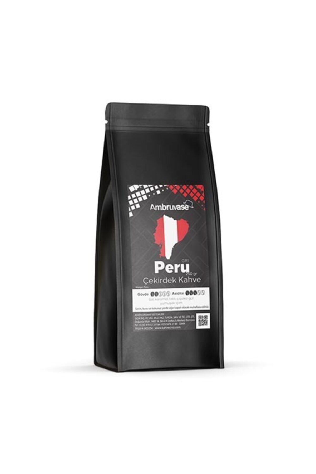 Cafe Ambruvase Ambruvase Kavrulmuş Çekirdek Kahve Peru 250 gr