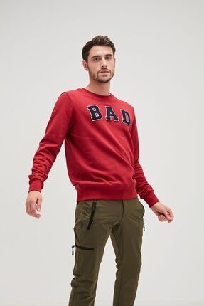 Bad Convex Erkek Bordo Sweatshirt 19.02.12.003-C20