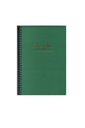 Orta Boy Plastik Kapak Orta Boy 80yaprak Metalik Defter 4474-Gıpta-4474