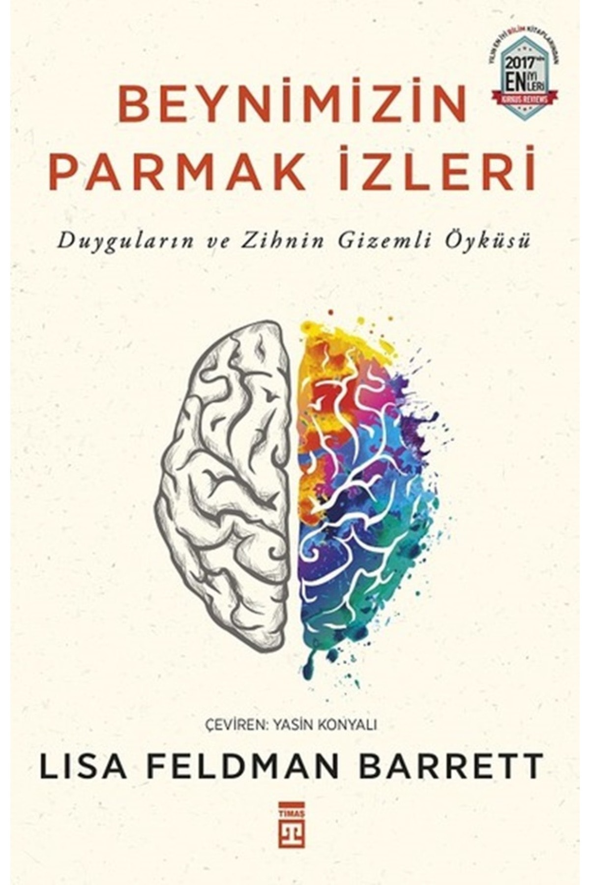 Timaş Yayınları Beynimizin Parmak Izleri Lisa Feldman Barrett