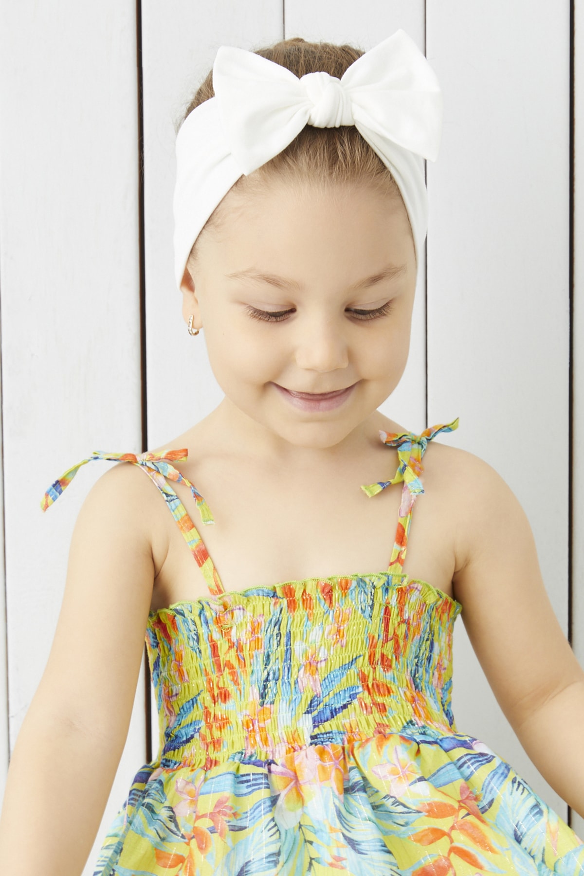 Babygiz El Yapımı Yumuşak Fiyonk Bağlamalı Doğal %100 Pamuklu Penye 3'lü Bebek Çocuk Kız Bandana Seti fotoğrafı 5 (önizleme)