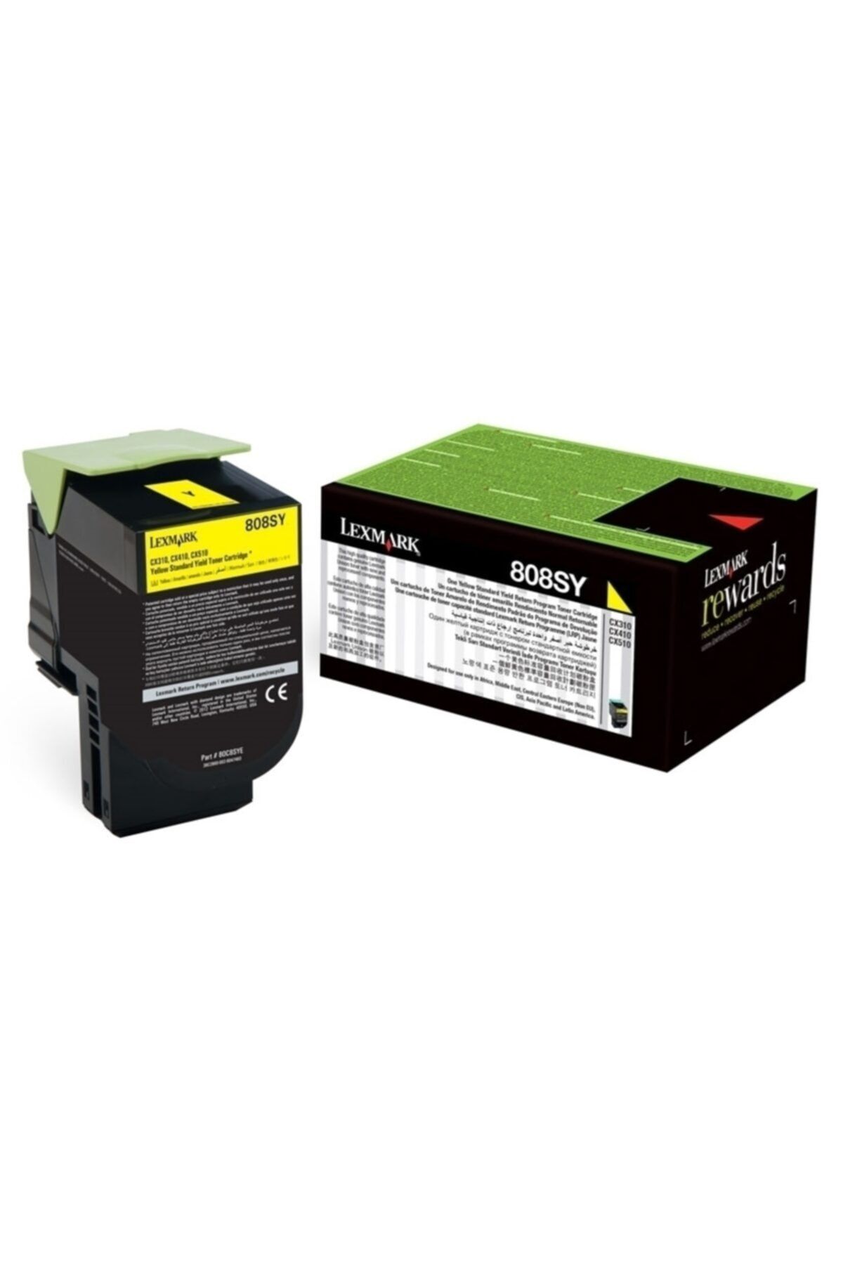 Lexmark Cx410-80c8sy0 Sarı Toner Yüksek Kapasiteli