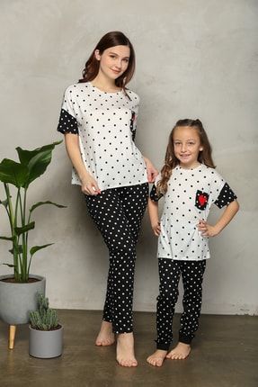 Sweet Love Pijama Takımı Anne Kız Kombin Yapılabilir Ayrı Ayrı Satılır. L40088
