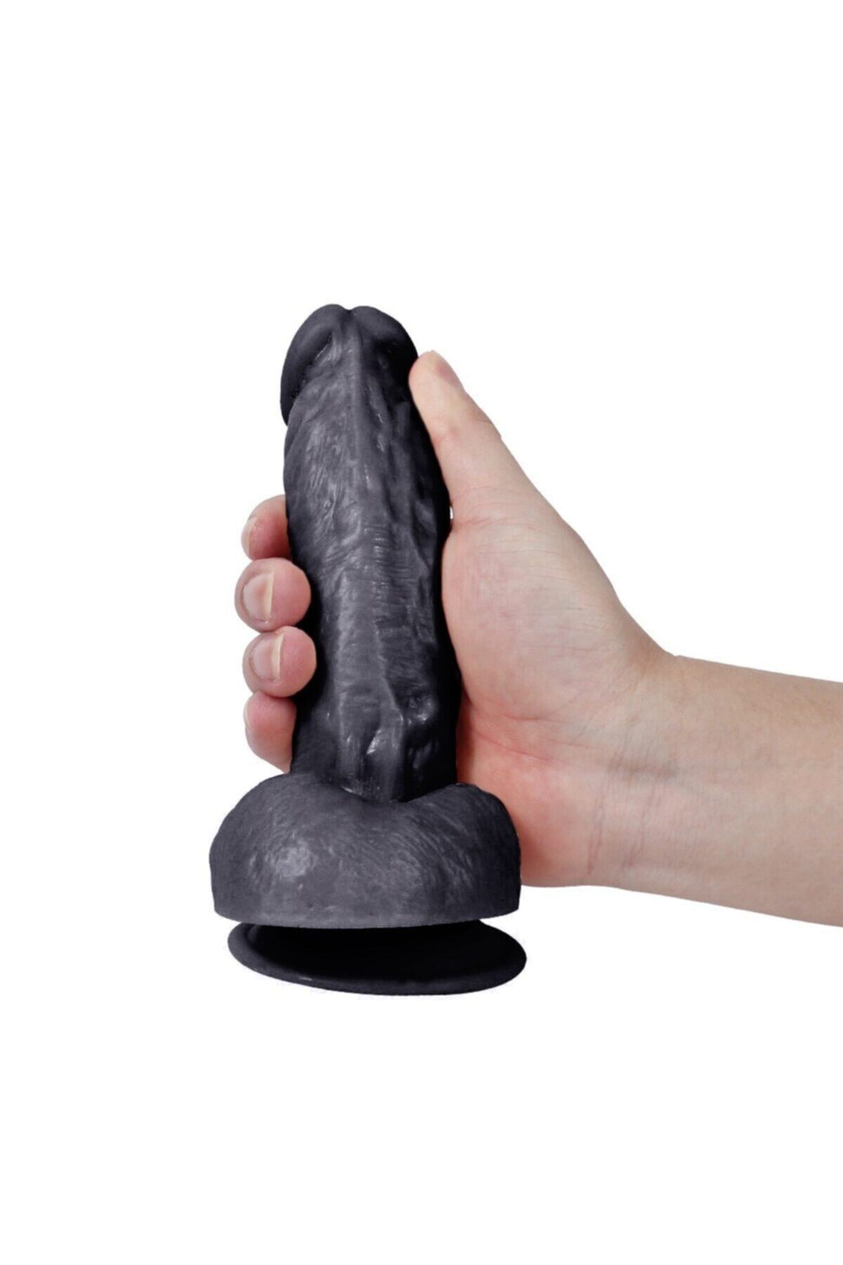 Siyah Belden Bağlanmalı Realistik Penis 3