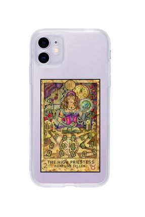 Iphone 11 Uyumlu The High Priestess Desenli Premium Şeffaf Silikon Kılıf IPH11SFORTEL