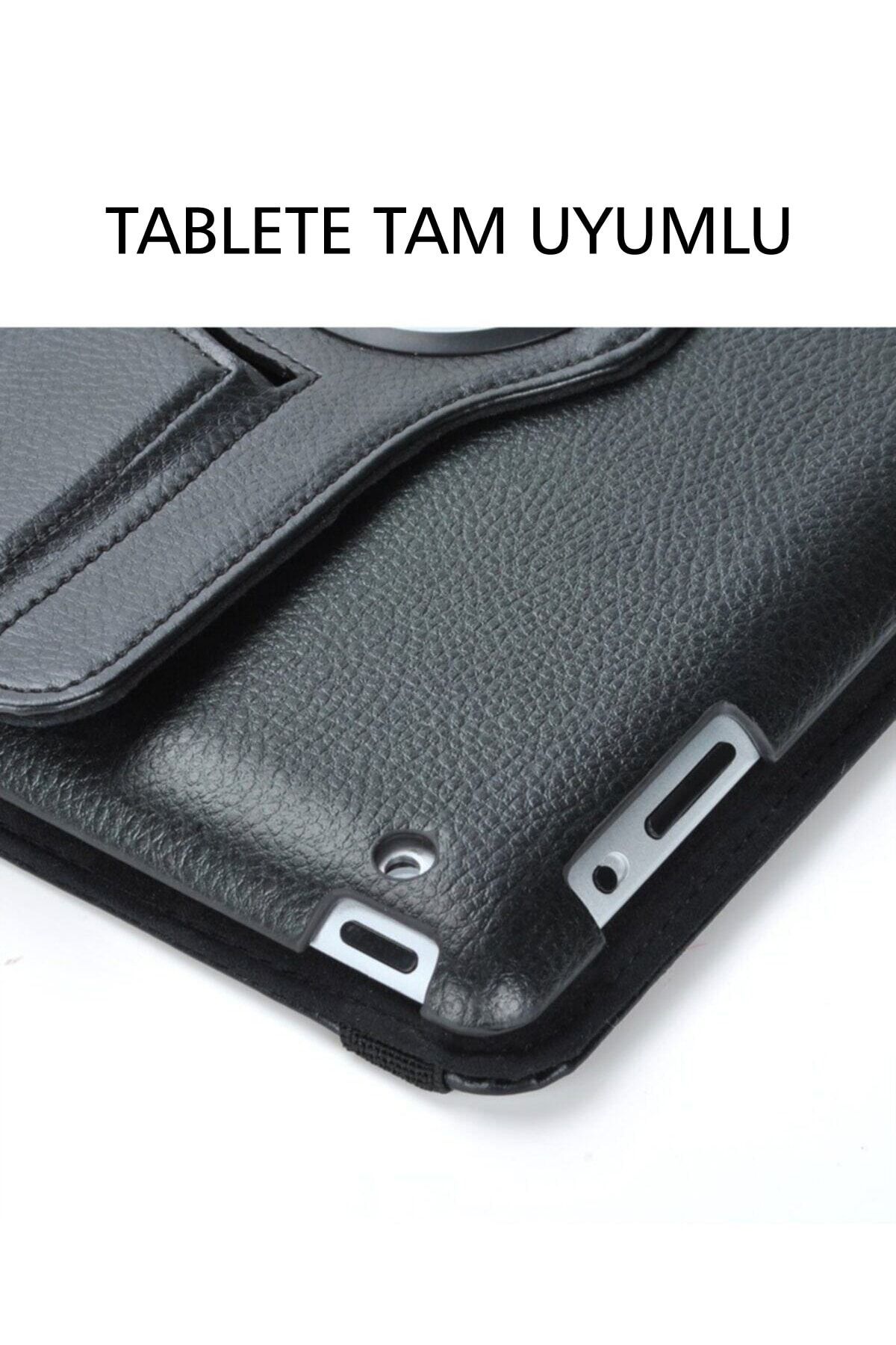 KZY İletişim-Samsung Galaxy Note 10.1 N8000 Tablet Case with Rotatable Stand - Red 3