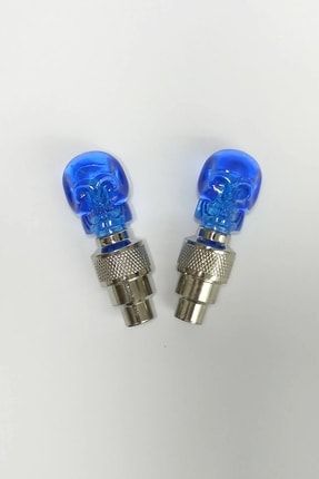 Kurukafa Hareket Sensörlü Işıklı Led Sibop Lambası Jant Işığı Mavi 2 Adet HPBSKLT06