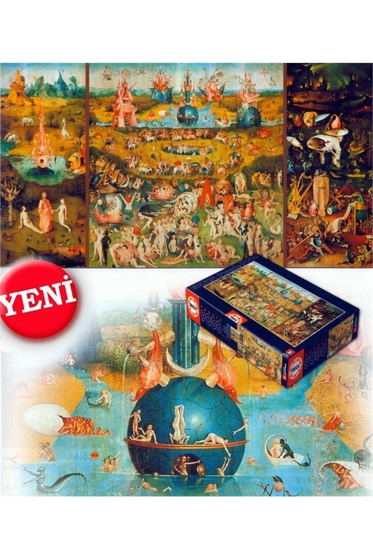 EDUCA The Garden Of Earthly 9000 Parça Puzzle / PN7134