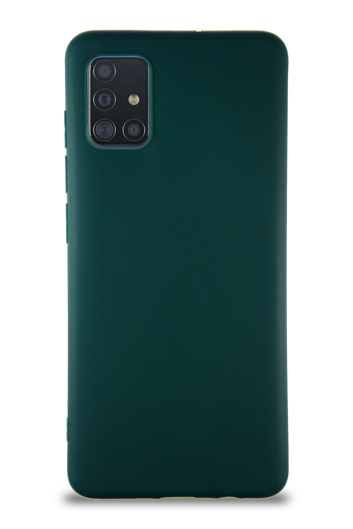 Samsung Galaxy M31S Soft Premier Renkli Silikon Kapak - Yeşil