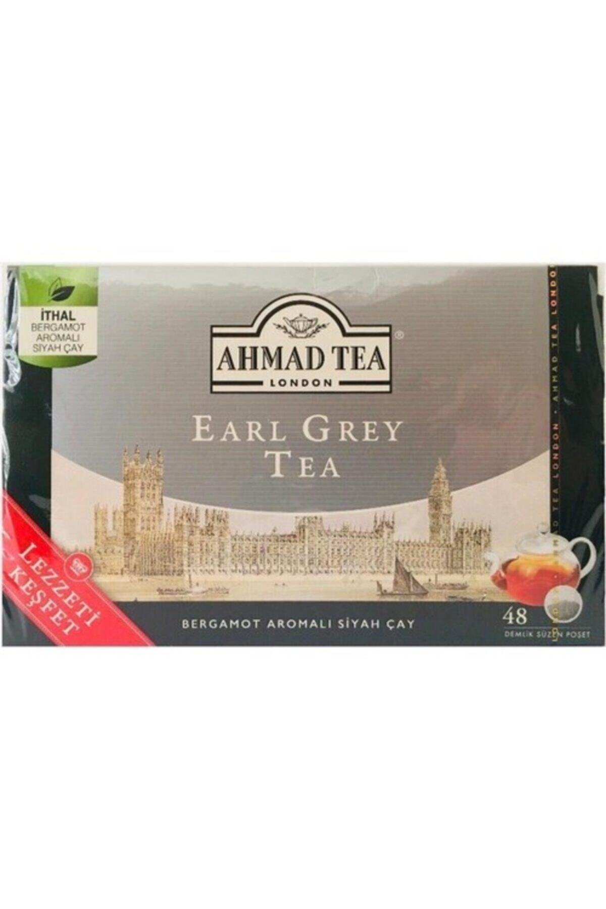 KOZ KURUYEMİŞ Ahmad Tea Earl Grey Bergamotlu Demlik 48li