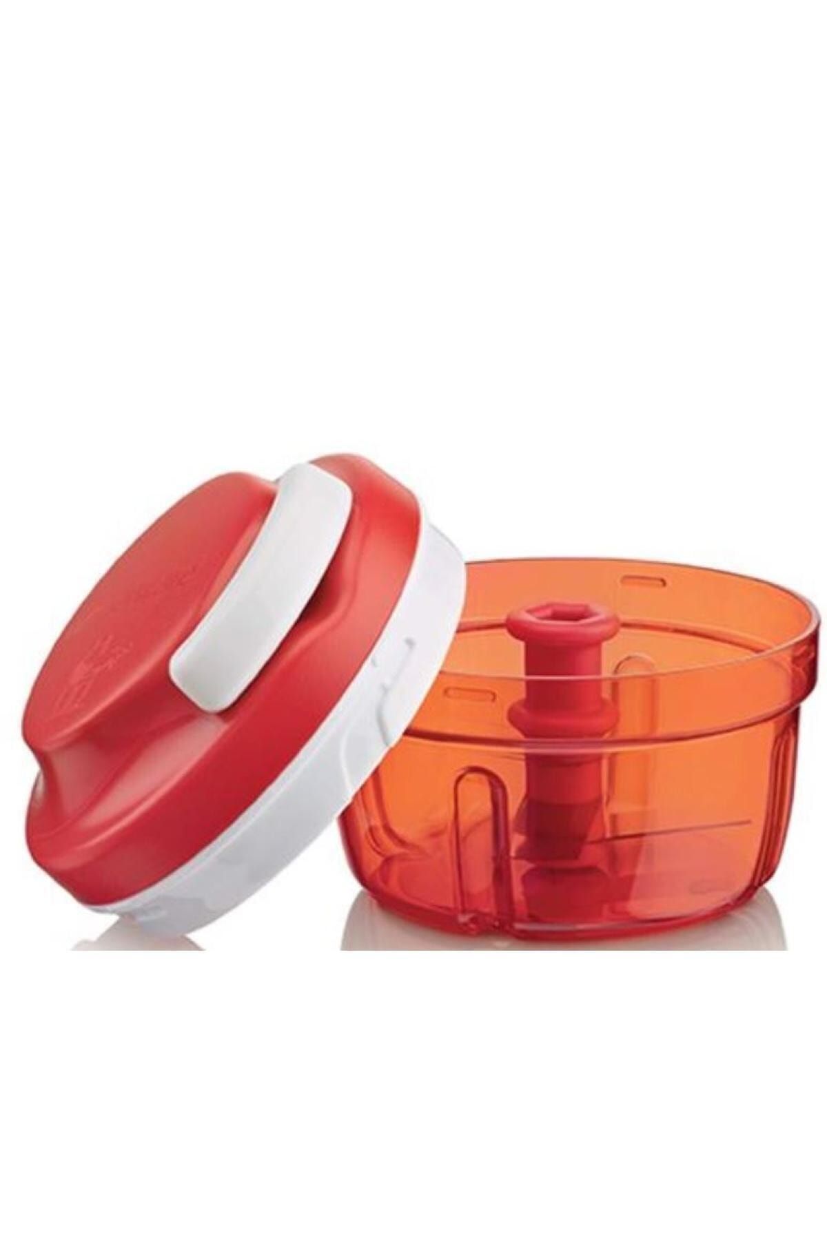 Tupperware-Red Super Chef Pull and Drop Food Processor 1
