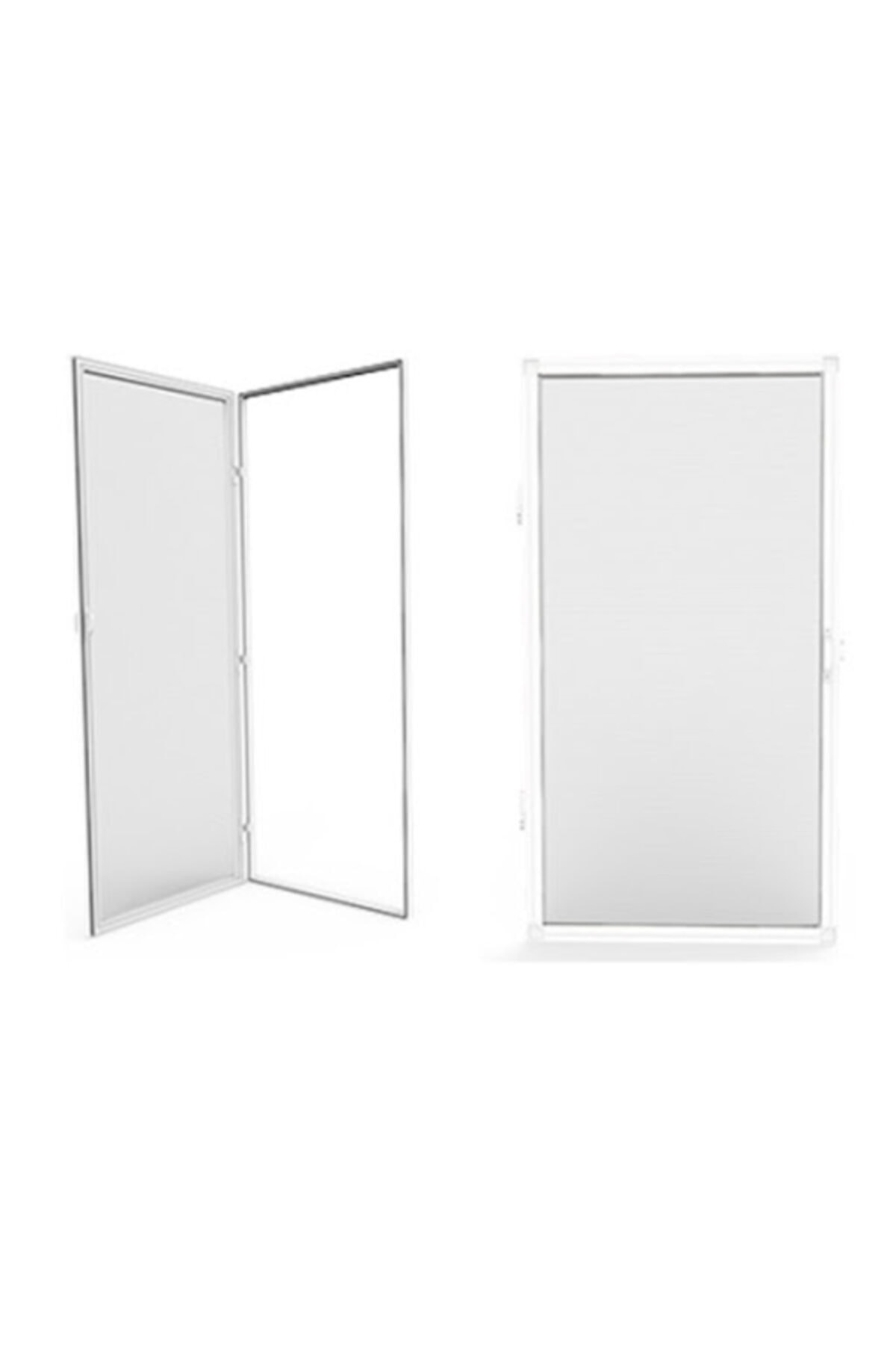 Aldın Aldın Kapı Sinekliği Menteşeli Sineklik Koyukahve ( 66-90cm 161-199cm Aralığı )