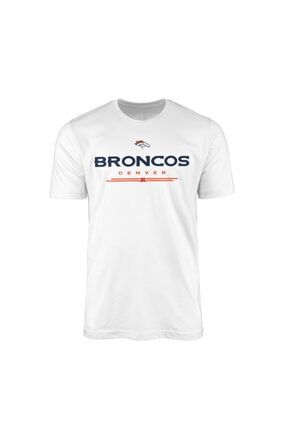 Unisex Beyaz Denver Broncos T-Shirt TSH-WHT-NFL-3513