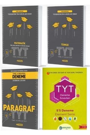 Tyt Matematik Türkçe Ve Paragraf Soru Bankası 5'li Deneme Hediyeli Seztytmaturparhızden