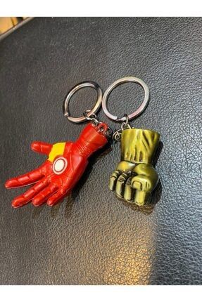 Iron-man & Hulk Eli 2'li Anahtarlık Seti HAND1