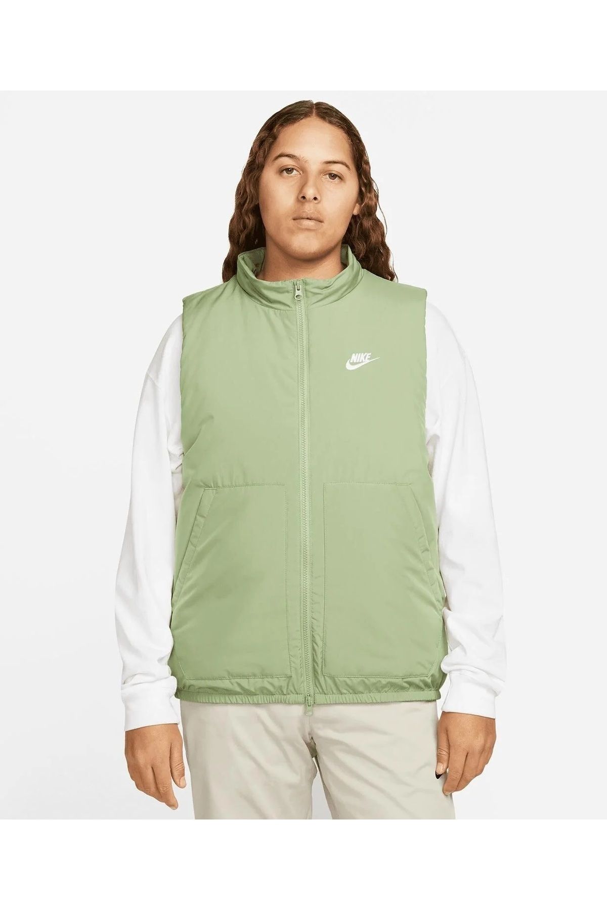 Nike Sports Vest Green Regular fit Trendyol