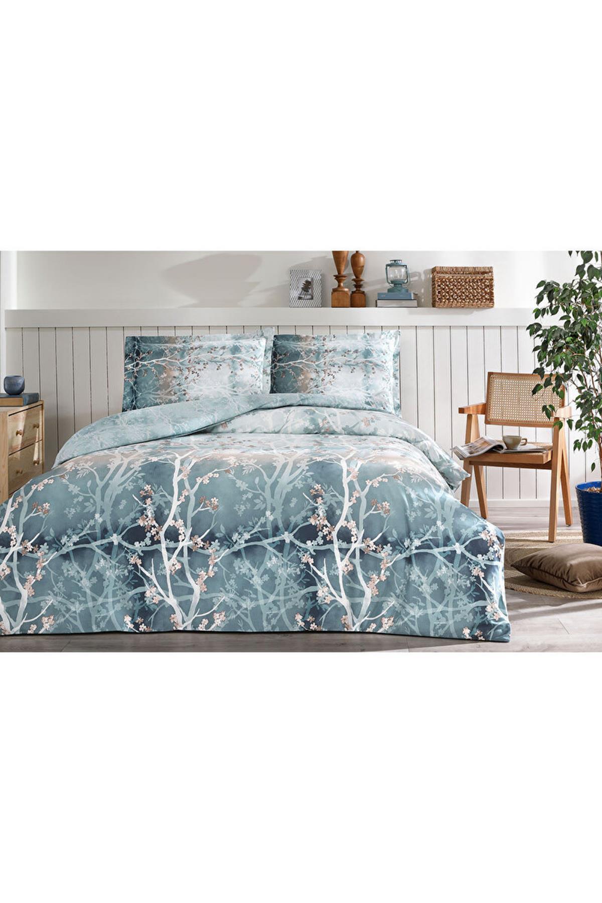 Özdilek Klimop Turkuaz Tek Kişilik Raforce Uyku Seti - Fiyatı, Yorumları