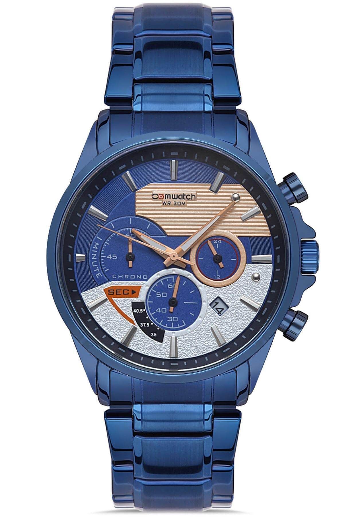 Armani Exchange Open Box - Armani Exchange Chronograph Blue Dial Men's Watch  AX2607 - Watches - Jomashop