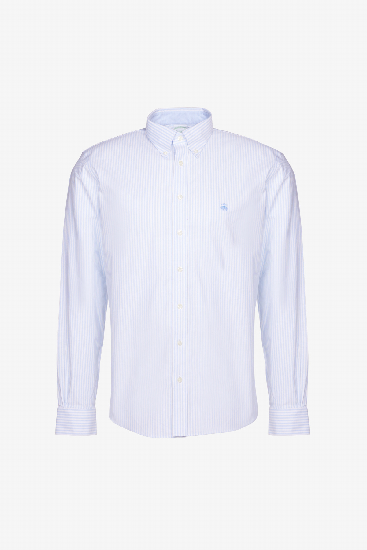 BROOKS BROTHERS-Férfi kék, nem vasalható pamut nem vasalható ing 1