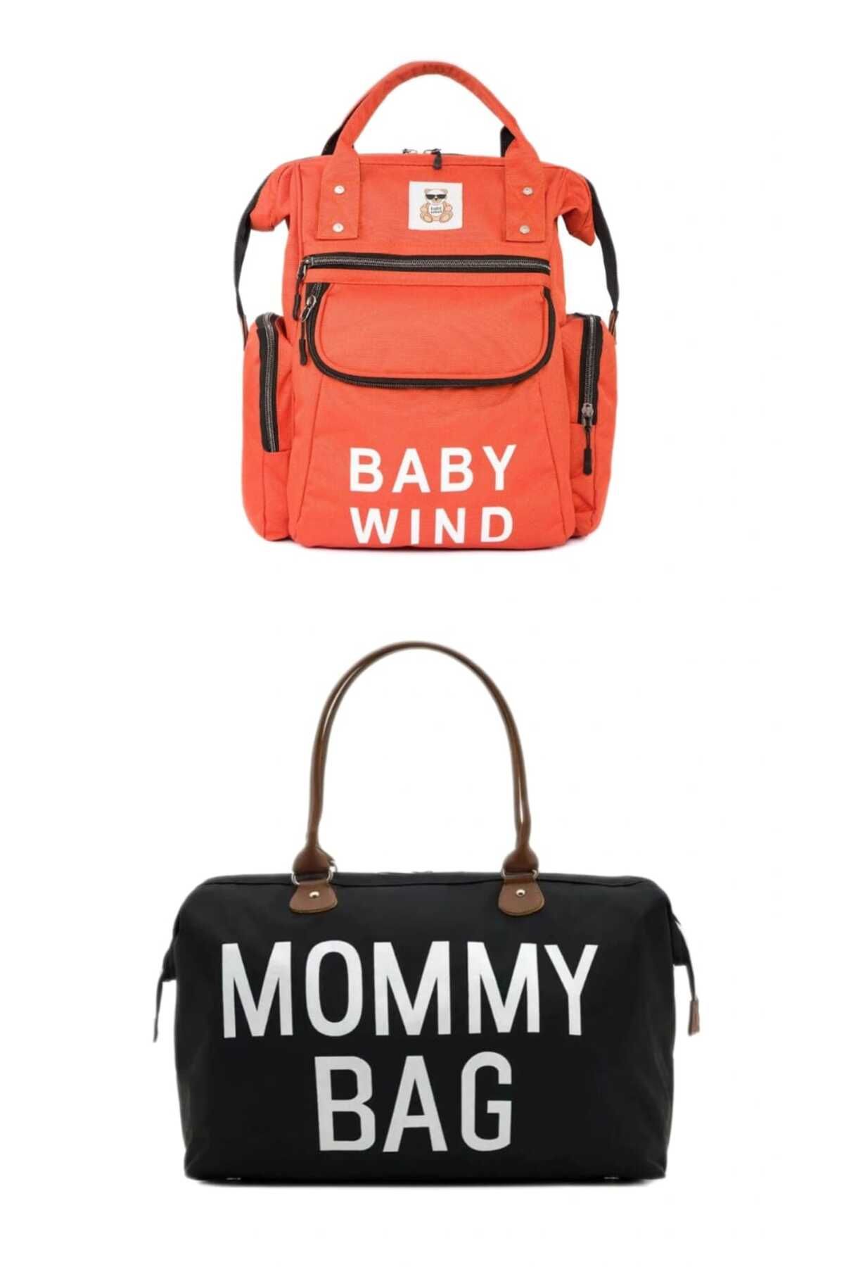 Mother and top baby hospital bag